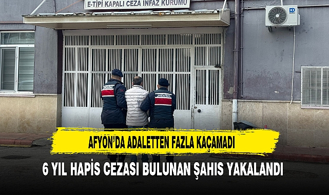 Afyon'da Adaletten Fazla Kaçamadı