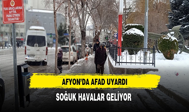 Afyon'da AFAD Uyardı Dikkatli ve Tedbirli Olun