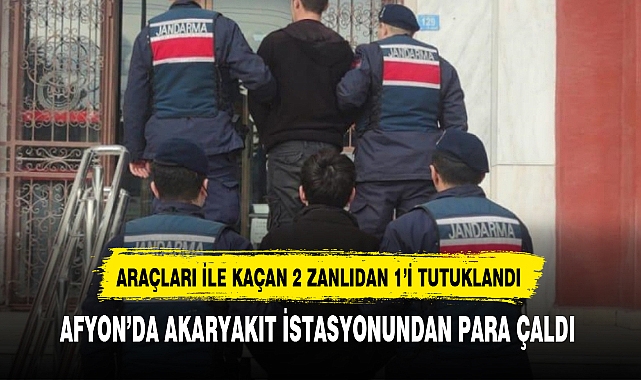 AFYON'DA AKARYAKIT İSTASYONUNDAN PARA ÇALDI