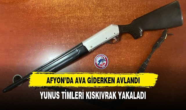 Afyon'da Ava Giderken Avlandı Yunus Polisleri Kıskıvrak Yakaladı
