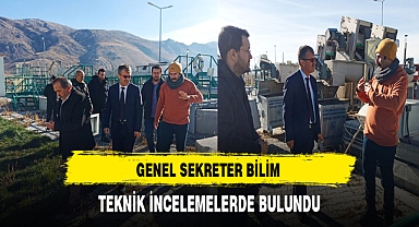 Genel Sekreter Bilim Teknik İncelemelerde Bulundu