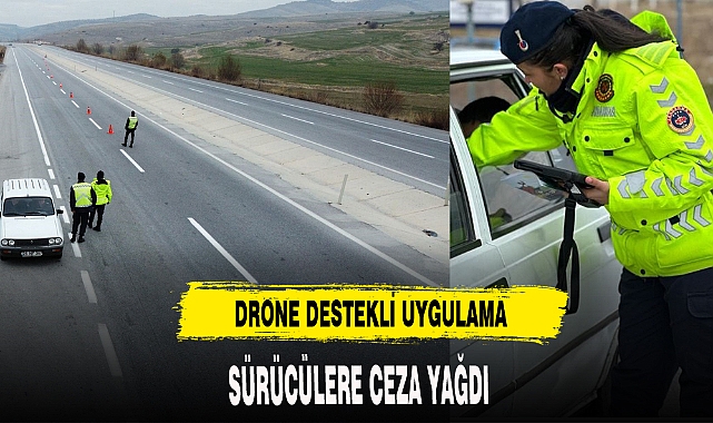 Afyon'da drone destekli denetim