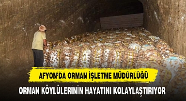 Afyon'da Orman İşletme Müdürlüğü Köylülerin Hayatını Kolaylaştırıyor