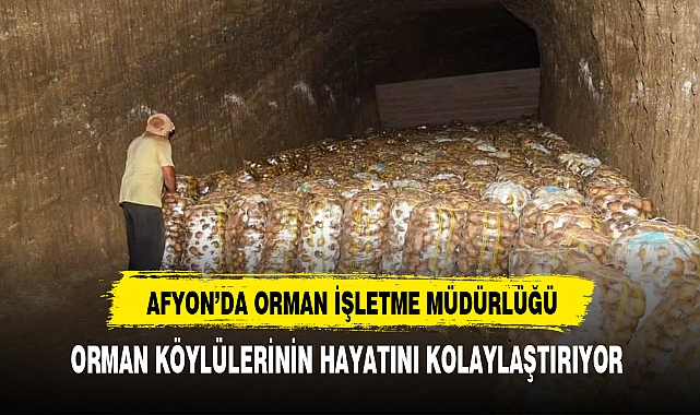 Afyon'da Orman İşletme Müdürlüğü Köylülerin Hayatını Kolaylaştırıyor