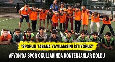 AFYON'DA SPOR OKULLARINDA KONTENJANLAR DOLDU