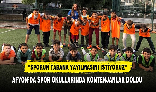 AFYON'DA SPOR OKULLARINDA KONTENJANLAR DOLDU