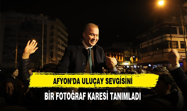 Afyon'da Uluçay Sevgisini Bir Fotoğraf Karesi Tanımlamaya Yetti
