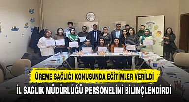 Afyon'da Üreme Sağlığı Konusunda Eğitimler Verildi Sağlık Personeli Bilinçlendirildi