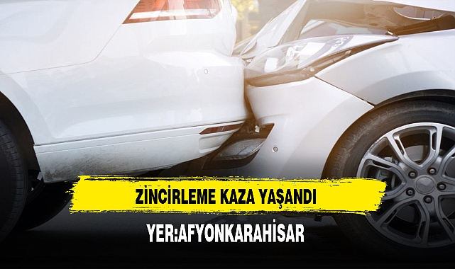 Afyon'da Zincirleme Kaza Yaşandı