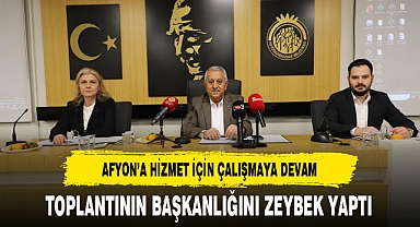 Afyon İçin Çalışmaya Devam