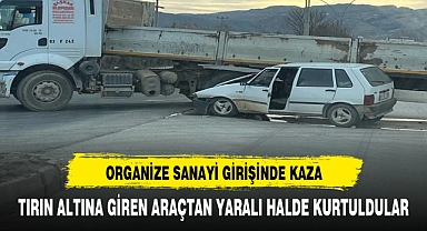 Afyon Organize Sanayi Bölgesi Girişinde Kaza: Yaralılar Hastanelere Kaldırıldı
