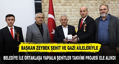 Afyonkarahisar Belediye Başkanı Mehmet Zeybek, Şehit Aileleri ve Gazilerle Buluştu