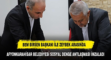 Afyonkarahisar Belediyesi’nde Sosyal Denge Sözleşmesi imzalandı