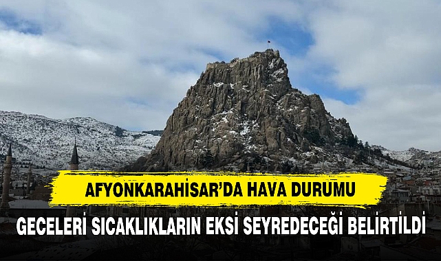 Afyonkarahisar’da Hava Durumu