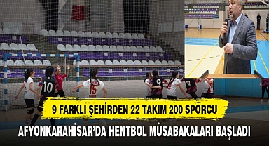 Afyonkarahisar'da Hentbol Küçükler Grup Müsabakaları Başladı
