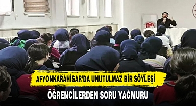 Afyonkarahisar'da Unutulmaz Bir Söyleşi
