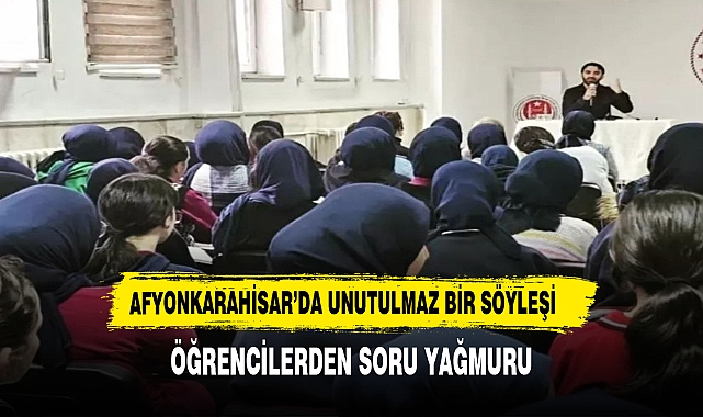 Afyonkarahisar&#039;da Unutulmaz Bir Söyleşi