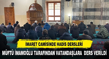 Afyonkarahisar İl Müftüsü Lütfi İmamoğlu, İmaret Camii'nde Hadis Derslerine Başladı