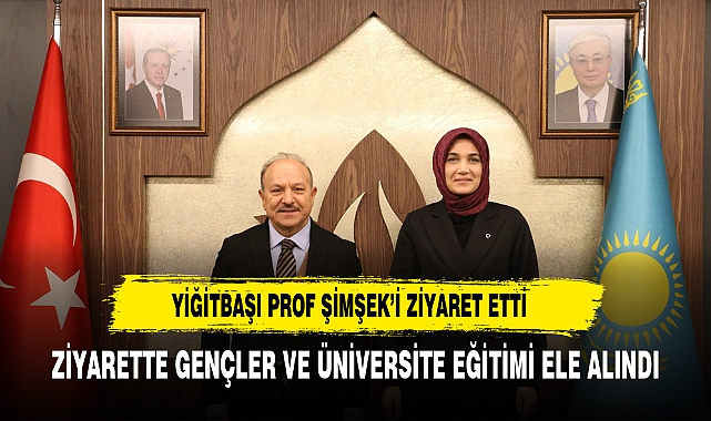 Afyonkarahisar Valisi Doç. Dr. Kübra Güran Yiğitbaşı, Ahmet Yesevi Üniversitesi Mütevelli Heyet Başkanı Prof. Dr. Muhittin Şimşek'i Ziyaret Etti