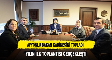 Afyonlu Bakan Göktaş Kabinesini Topladı