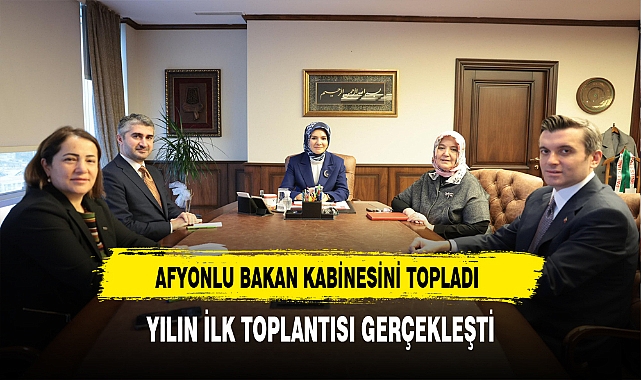 Afyonlu Bakan Göktaş Kabinesini Topladı