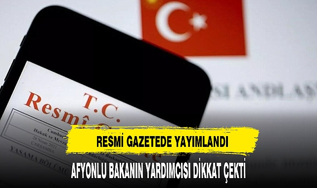 AFYONLU BAKAN'IN YENİ YARDIMCISI DİKKAT ÇEKTİ