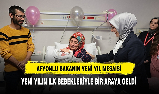 Afyonlu Bakanın Yeni Yıl Mesaisi