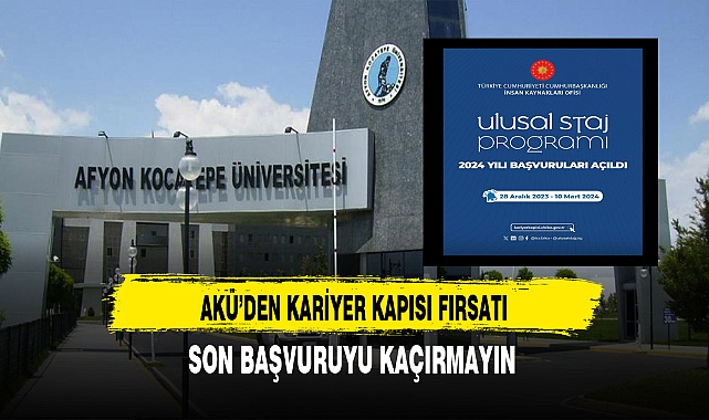 Afyonlu Gençler Kariyer Fırsatlarını Kaçırmayın