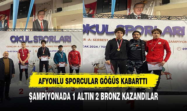 Afyonlu Sporcular Göğüs Kabarttı. Türkiye Şampiyonasında Başarı Elde Ettiler