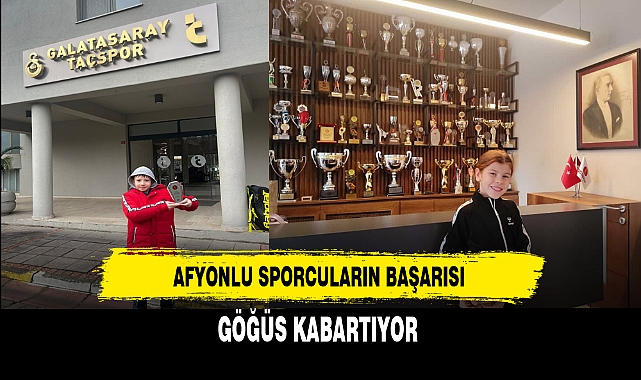 Afyonlu Sporcuların Başarısı Göğüs Kabartıyor