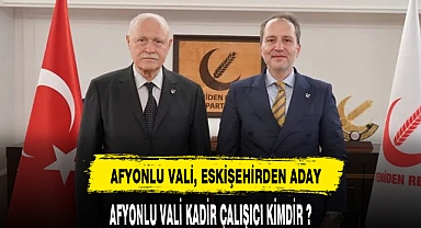 AFYONLU VALİ BELEDİYE BAŞKAN ADAYI OLDU