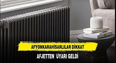 Afyonlular dikkat Afjet uyardı. Bugün soğuk geçecek