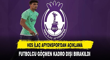 Afyonsporda Bartu Göçmen Kadro Dışı Kaldı. Açıklama Takımdan Geldi