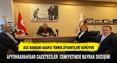 AGC BAŞKANI AKAR’A TEBRİK ZİYARETLERİ SÜRÜYOR