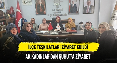 AK Kadınlar Şuhut İlçesine Ziyaret Düzenledi