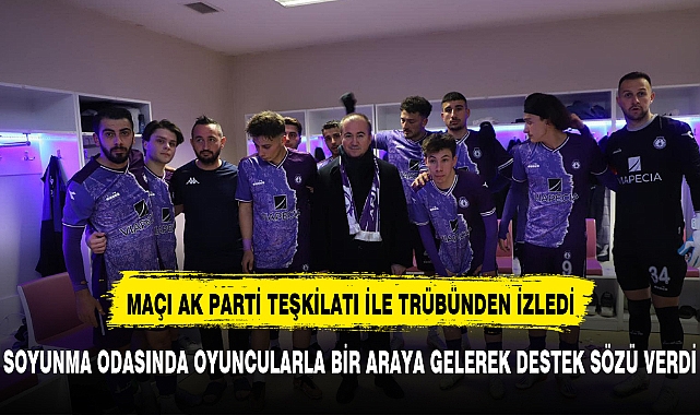 "AK Parti Belediye Başkan Adayı Hüseyin Ceylan Uluçay, Kırklareli Maçı Öncesi Hes İlaç Afyonspor Oyuncuları ile bir araya geldi