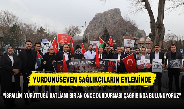 AK Parti Milletvekili İbrahim Yurdunuseven, Filistin'e Destek İçin Eyleminde