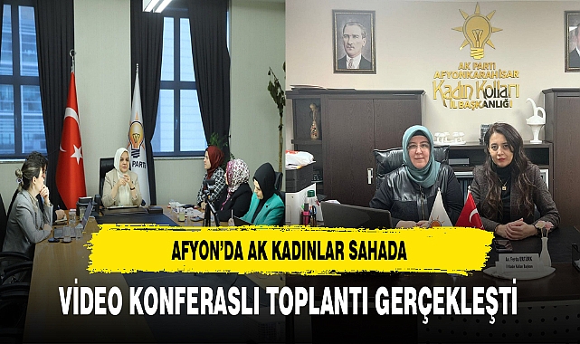 AK Partili Ertürk Başkan Keşir'le Video Konferans Düzenledi.