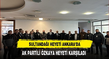 AK Partili Özkaya Sultandağı Heyetini TBMM'de Misafir Etti