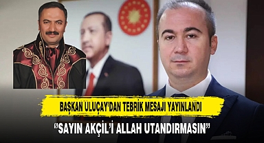 AK Partili Uluçay Tebrik Mesajı Yayınladı