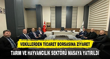 AK Partili Vekillerden Afyonkarahisar Ticaret Borsası'nda Ziyaret