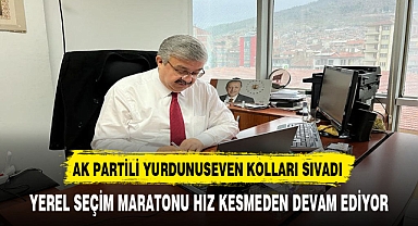 AK Partili Yurdunuseven Kolları Sıvadı. Gündemi Yerel Seçim Oldu