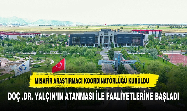 AKÜ’de Misafir Araştırmacı Koordinatörlüğü Kuruldu