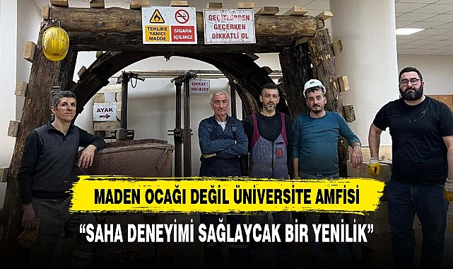 AKÜ'DEN  MÜHENDİSLERE SAHA DENEYİMİ YAŞATACAK YERALTI MADEN OCAĞI MODELİ