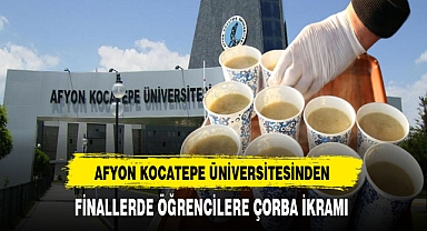 AKÜ'den Öğrencilere Çorba İkramı