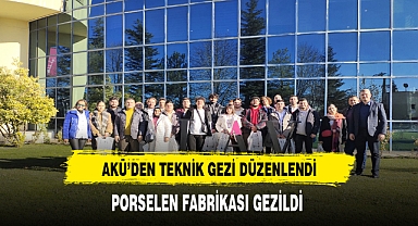 AKÜ'den Teknik Gezi Düzenlendi.