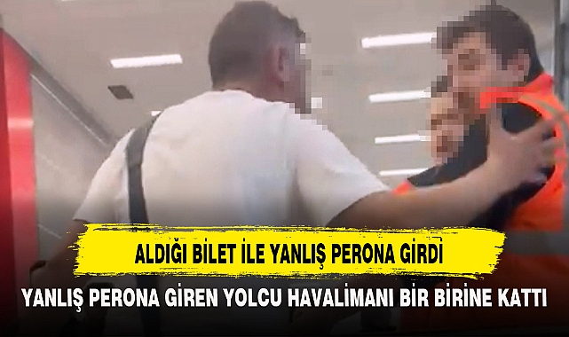 ALDIĞI BİLET İLE YANLIŞ PERONA GİRDİ