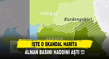 ALMAN BASINI HADDİNİ AŞTI İŞTE O HARİTA !!