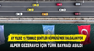 Alper Gezeravcı İçin Türk Bayrağı Asıldı