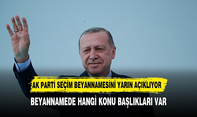 Ana başlık kentsel dönüşüm! AK Parti seçim beyannamesini yarın açıklayacak